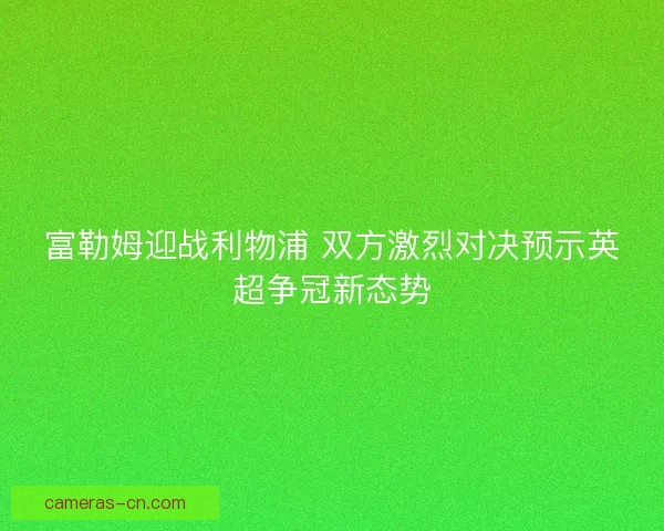 富勒姆迎战利物浦 双方激烈对决预示英超争冠新态势